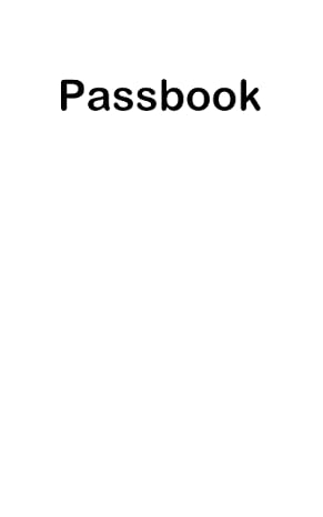 Passbook - The Original: Traditional Bank Savings Account Book Extended Version 300+ Bookings Softcover White