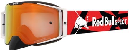 Red Bull Spect Torp MX Dirt Bike Goggles wOutrigger for Adults, Men, Women & Youth for Motorcycle, ATV, Mountain Bikes MTB