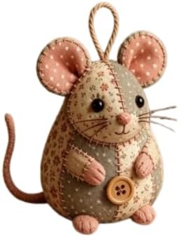 Patchwork Mouse DIY Kit,Handmade Sewing Craft Set, A Lovely DIY Gift Suitable for Sewing, Quilting, and Crafting Enthusiasts.