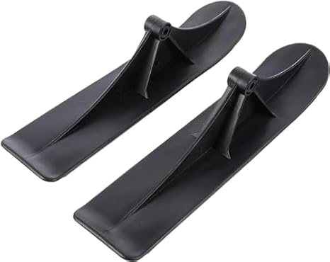 2Pcs Sled for Snow Scooter Skateboard Conversion Kit Outdoor Snow Scooter Sled Ski Attachment for for Ski Skate Board Sled Accessories