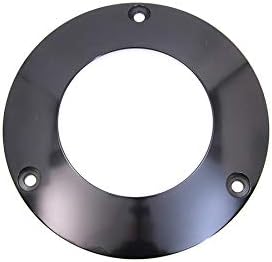 Harley Black 3-Hole C-Thru Derby Cover