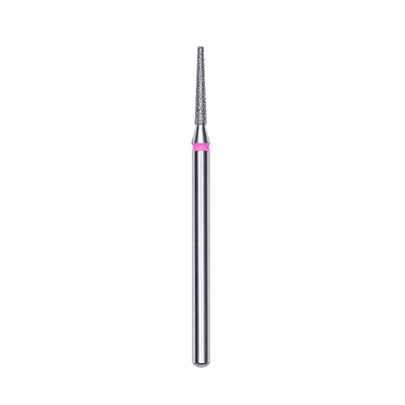 STALEKS PRO Diamond Frustum Nail Drill Bit, 1.6 mm, Soft Red