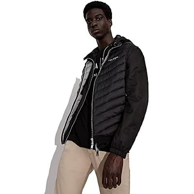 A | X ARMANI EXCHANGE mens Real Down Quilted Packable VestVest