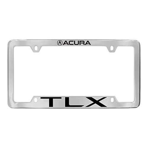 Acura TLX Wordmark Chrome Plated Metal License Plate Frame Holder 4 Hole