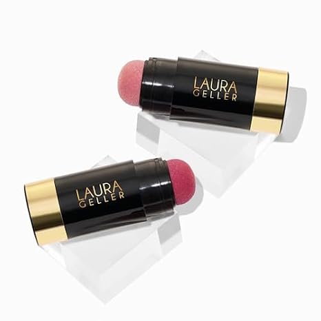 LAURA GELLER Serum Blush Cheek Tint Duo: Practical Pink + Blushing Berry