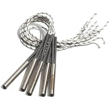 5PCS 12.5mm 50~60mm 316SUS Single Head Dual Cartridge Heater 110V/220V/380V 250W/260W/280W/290W/300W Electric Heating Element(380V,300W 12.5x60mm(DXL))