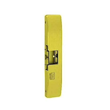 HES 10260404 9600 Series Electric Strike, Satin Brass, 12 or 24V DC