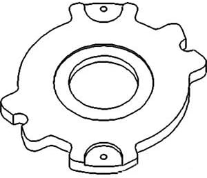 White Oliver Mpl Moline Tractor Primary Brake Adjuster Disc Part No: A-303073246, 30-3073246, 30V3073246