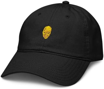 Iron Maiden - Gold Eddie Head Adjustable Baseball Hat