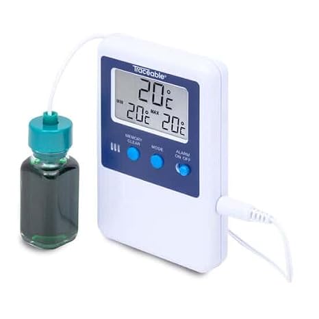 Traceable Digital Thermometers with Calibration (Bottle Probe)