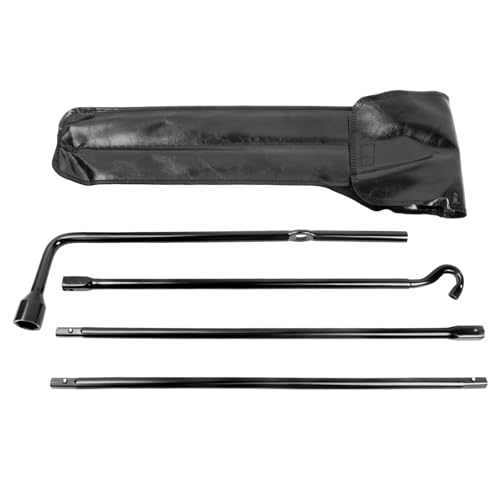 Spare Tire Tool Kit with Tire Jack Handle and Wheel Lug Wrench Compatible with 2007-2021 Tundra 2008-2021 Sequoia