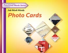 Edmark Reading Program Functional Words Series Second Edition: Job/Work Words, Photo Cards