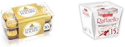 Ferrero Rocher 16'lı 200 gr + Ferrero Raffaello Çikolata 15'li 150gr