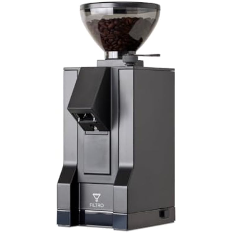 Eureka Mignon Filtro Brew Coffee Grinder | Stepless | On-Demand Grinding | Drip | Pour Over | Black