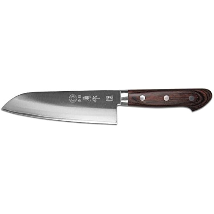 Kikuichi BUNKA Warikomi Gold Santoku Knife