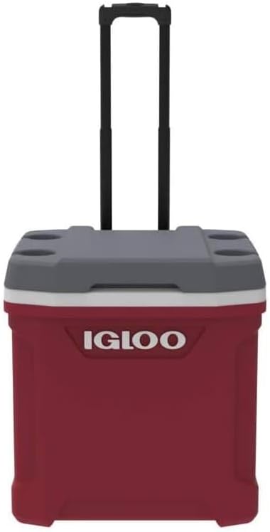 Igloo 00034660 Latitude 30 Roller Ind Red, White, Meteorite, Black