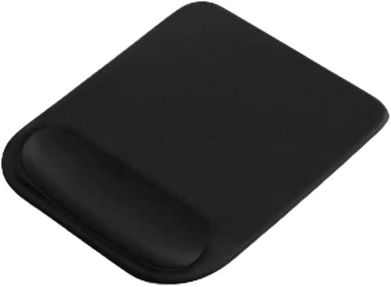 ErgoPlus Bilek Destekli Mouse Pad Ergonomik Mousepad Kaymaz Taban Bilek Koruyucu, Ofis Oyun Bilgisayar Mouse Altlığı Siyah