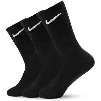 Nike Adult Everyday Lightweight Training Crew Socks (3-Packs) | Mens Womens