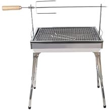 Portable Stainless Steel Grill for Home Charcoal Grills and Outdoor Folding Grills are perfect for traveling, outdoor cooking and grilling, camping, picnics, patios, and backyards.