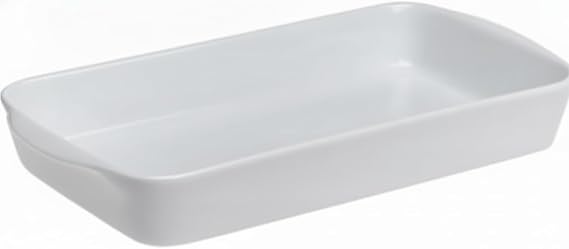 Pillivuyt Porcelain Large 3-Quart, 14-1/2-by-8-1/2-Inch Rectangular Baker
