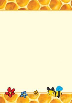 Honey/Bumble Bee Design Computer and Writing A4 Paper-100 Sheet Pack