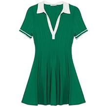 Page Knit Polo Mini Dress