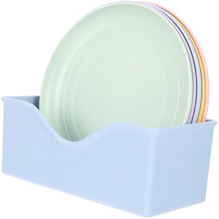 Wheat Straw Dinnerware Sets Multi-functional Fruit Plate Storage Plate Dinnerware Sets Random Color Shape