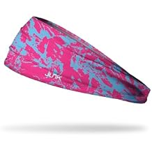 JUNK Brands Big Bang Lite Bubbles Headband - Moisture-Wicking, Performance Fabric, Non-Slip, Sports Sweatband for Men & Women