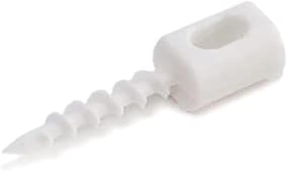 Twist-N-Hook Foam Board Hangers 12 Pack (White)
