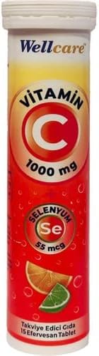 Wellcare Vitc Selenyum 55Mcg 15 Efv. Tb.