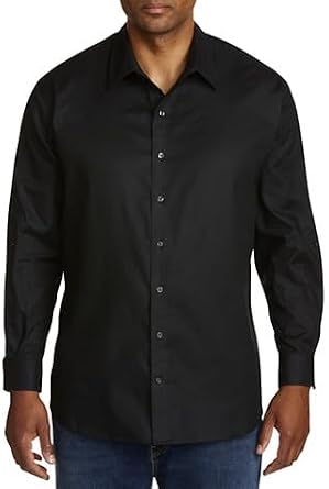 DXL Synrgy Big and Tall Textured Sport Shirt Sizes XL - 8XLT