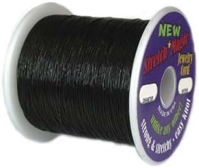 Stretch Magic Black Bulk Spool 1mm x 100 meters