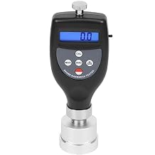 Textile Durometer Hardness Meter Gauge Tester Digital Textile Hardness Testing Machine with Indenter Ball 10mm Testing Range10-90H Accuracy1H for Textile Bobbin Beam Spool Cones Dye Package