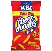 Wise Puffed Cheez Doodles - 15 Oz. (Pack 4)
