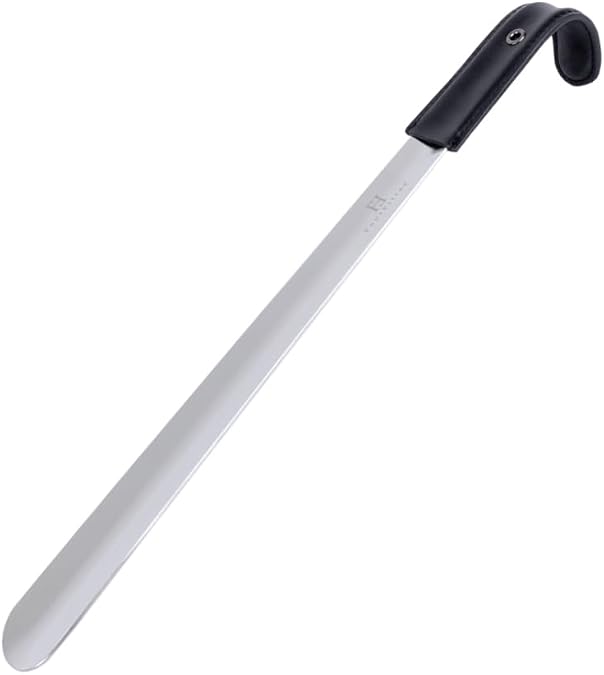 FootFitter 1.8mm Extra Thick Stainless Steel Long Shoe Horn HeavyDuty