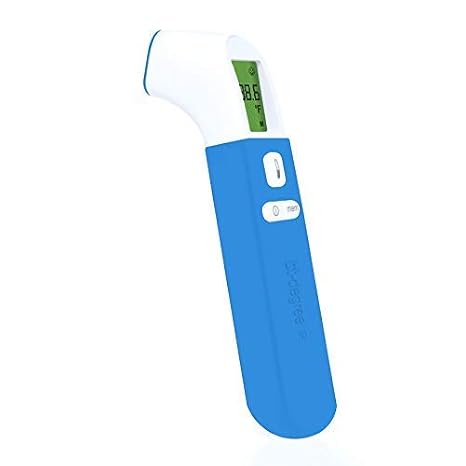 bt-Degree Infrared Digital Thermometer for Adults and Kids Touchless Forehead Temperature for Baby, Results in 1 Second, 9 Reading Memory, Color LCD Screen, Audible Fever Alert
