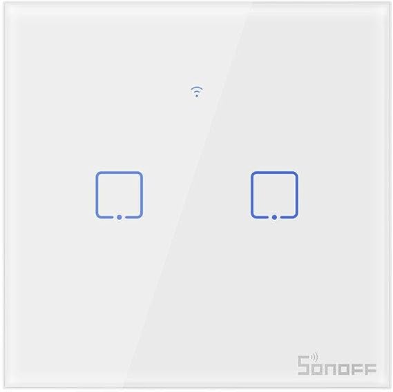 SONOFF TX Akıllı Dokunmatik Duvar Anahtarları | T0-EU-2C