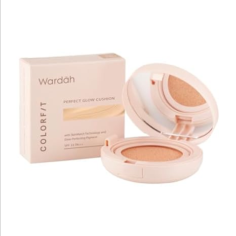 Wardah Colorfit Perfect Glow Cushion (33W Olive Beige), 12 gram