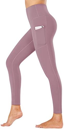 Fengbay High Waist Yoga Pants, Pocket Yoga Pants Tummy Control Workout Running 4 Way Stretch Yoga Leggings