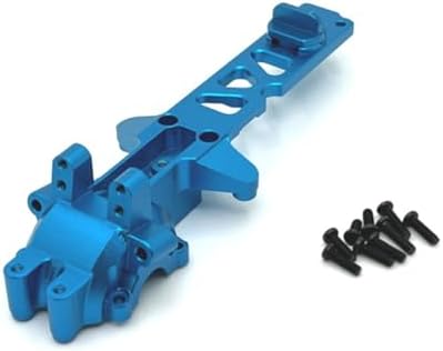 16160 Metal Front Gearbox Cover Parts for Hyper Go H16BM H16GT H16DR H16PL Rc Car, Aluminum Alloy Replacement Accessories for MJX 16207 16208 16209 16210 H6V3 M162 M163 1/16 Rc Car (Blue)