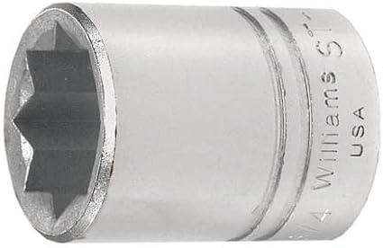 Williams ST-832 1-Inch Shallow 8 Point Socket