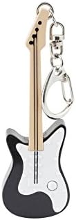 Kikkerland KRL41 Guitar LED Keychain, Assorted/Black/Red