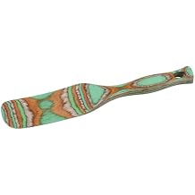 Island Bamboo Pakkawood 9-Inch Spurtle, Mint