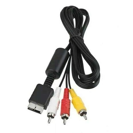 PS3 PS2 PS1 AV Audio Video Cable Cord Console System Composite RCA