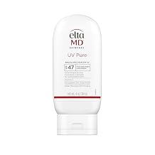 EltaMD UV Pure Face and Body Sunscreen, SPF 47 100% Mineral Sunscreen for Kids and Adults, Water Resistant Up to 80 Minutes, Oil Free Zinc Oxide Formula