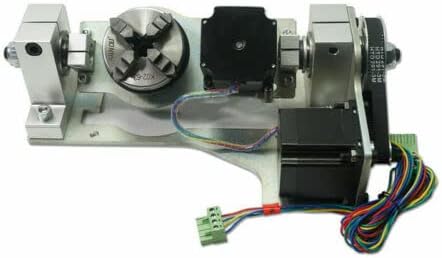 Engraving Machine CNC 5th Axis Rotary Axis With Chuck Table For DIY CNC Router