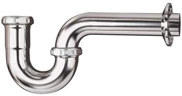 1.5 in. End 1 Trap P 17 Guage Chrome