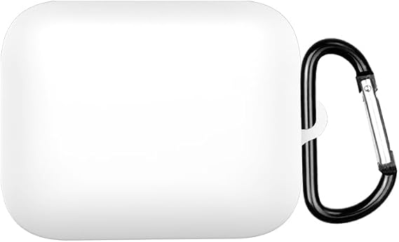 Slim Fit Fashion Silicone Case Cover Accessories Case for Realme Buds Air 7 with Keychain-Color#1