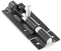 Garden Gate Shed Sliding Door Tower Bolt Black - 3, 4, 6, 8 Inch - 3 Inch