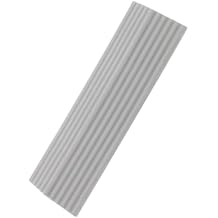 SOLUSTRE Robot Vacuum Cleaner Threshold Mat 1.6 Inch Grey Rubber Pad 17Cm X 5.3Cm Non-Slip Doorway Access for Robot Climbing and Wheelchair Accessibility